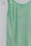 BASERANGE Tank Top BAS-TOOTK-VE-SU24-TELU GREEN
